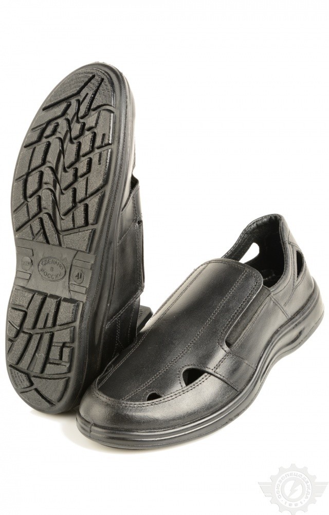 61836 Сандалии "Софт" черные  Строитель  размер 44 Спецодежда 