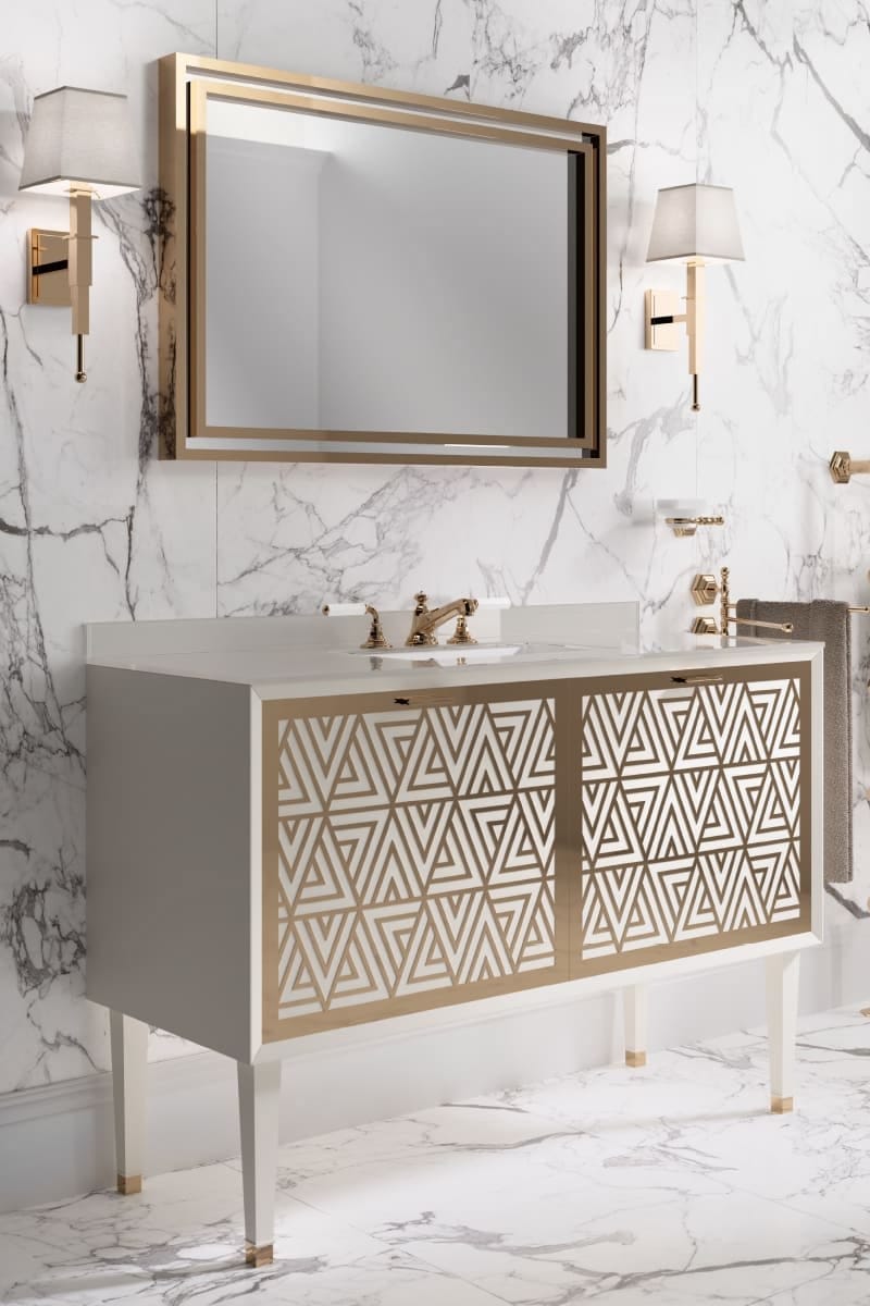 Деревянный одноместный напольный умывальник с дверцами Park Avenue CORA 2A ARCH-00092113 - Вид №9