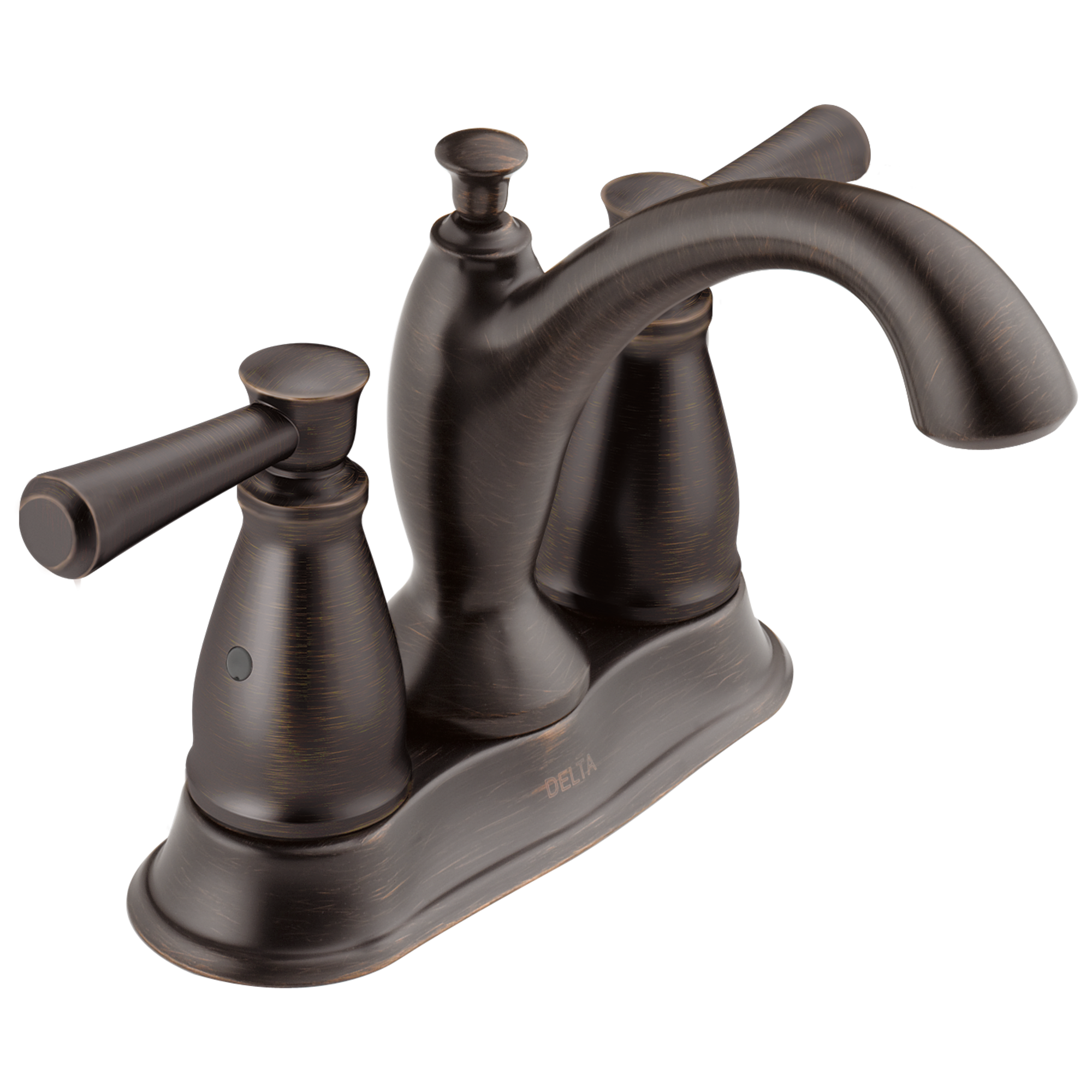 Традиционный смеситель для ванной с двумя ручками Delta Faucet 2593-RBMPU-DST