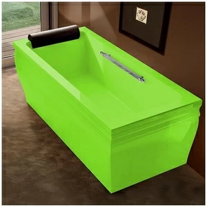 Ванна с рамой салатовая Gruppo Treesse Blanque 1880 V1681-SX-S