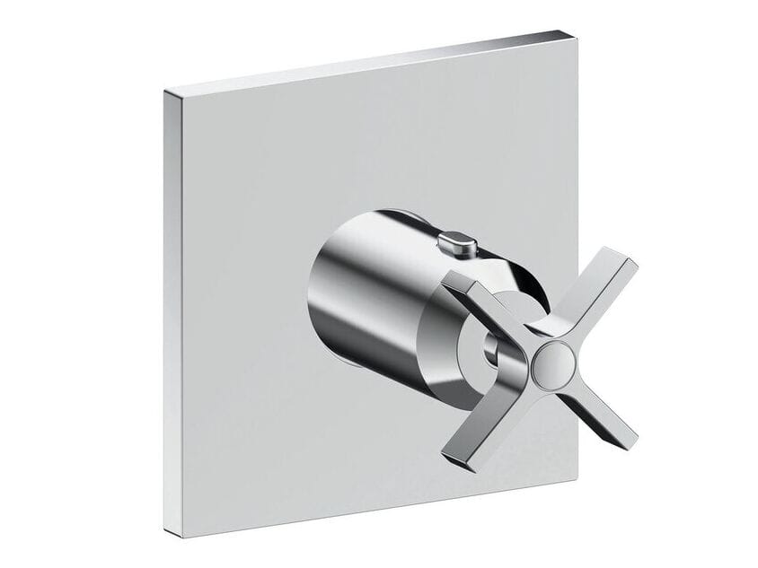 Термостатический смеситель для душа с пластиной CRISTINA Rubinetterie Cross Road ARCH-00096472 - Вид №1