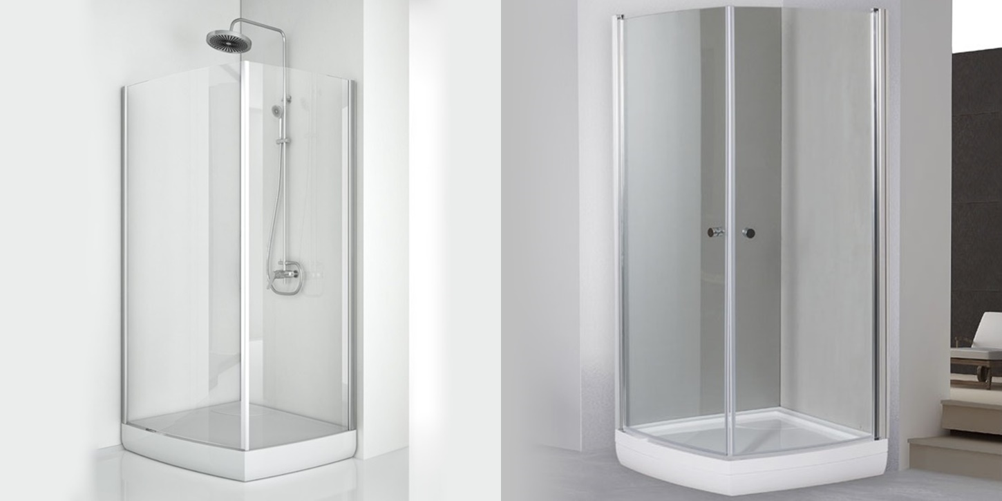 Душевой уголок Aquanet IVA NK1222 100x90 L, прозрачное стекло 0018252100180597 - Вид №1