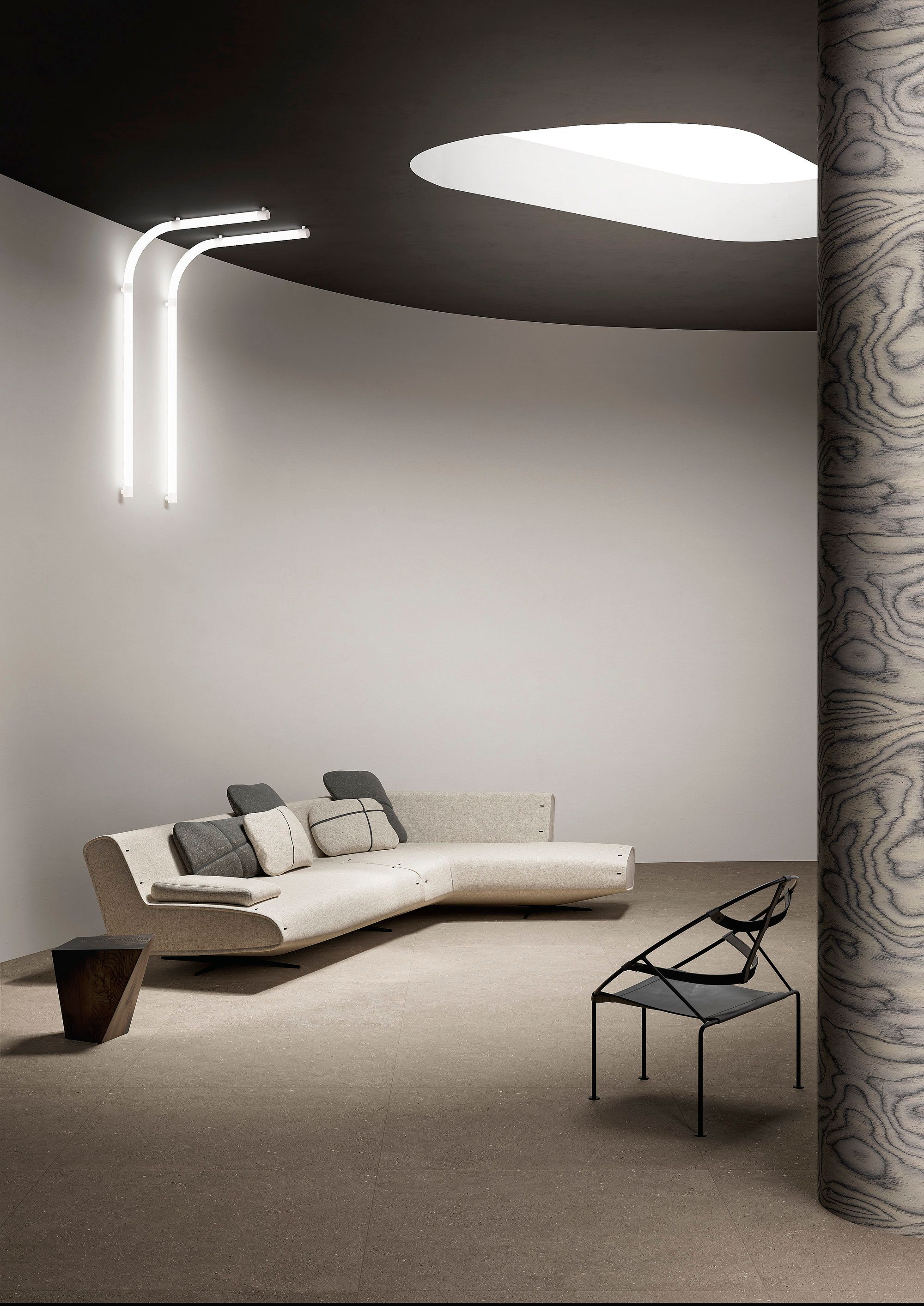 Пол / облицовка керамогранита с эффектом камня Fiandre сплошная ARCH-00087079 - Вид №2