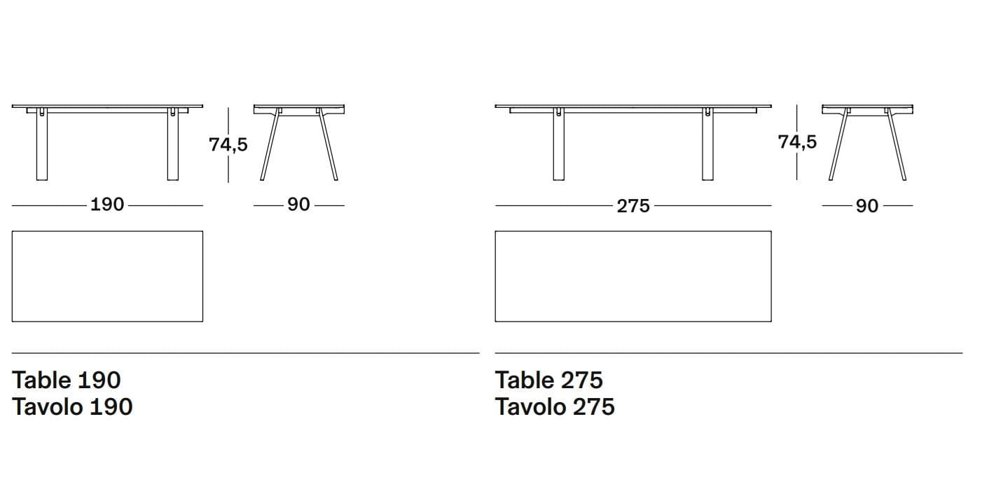 Прямоугольный стол Zanotta AMBROSIANO ARCH-00061251 - Вид №3