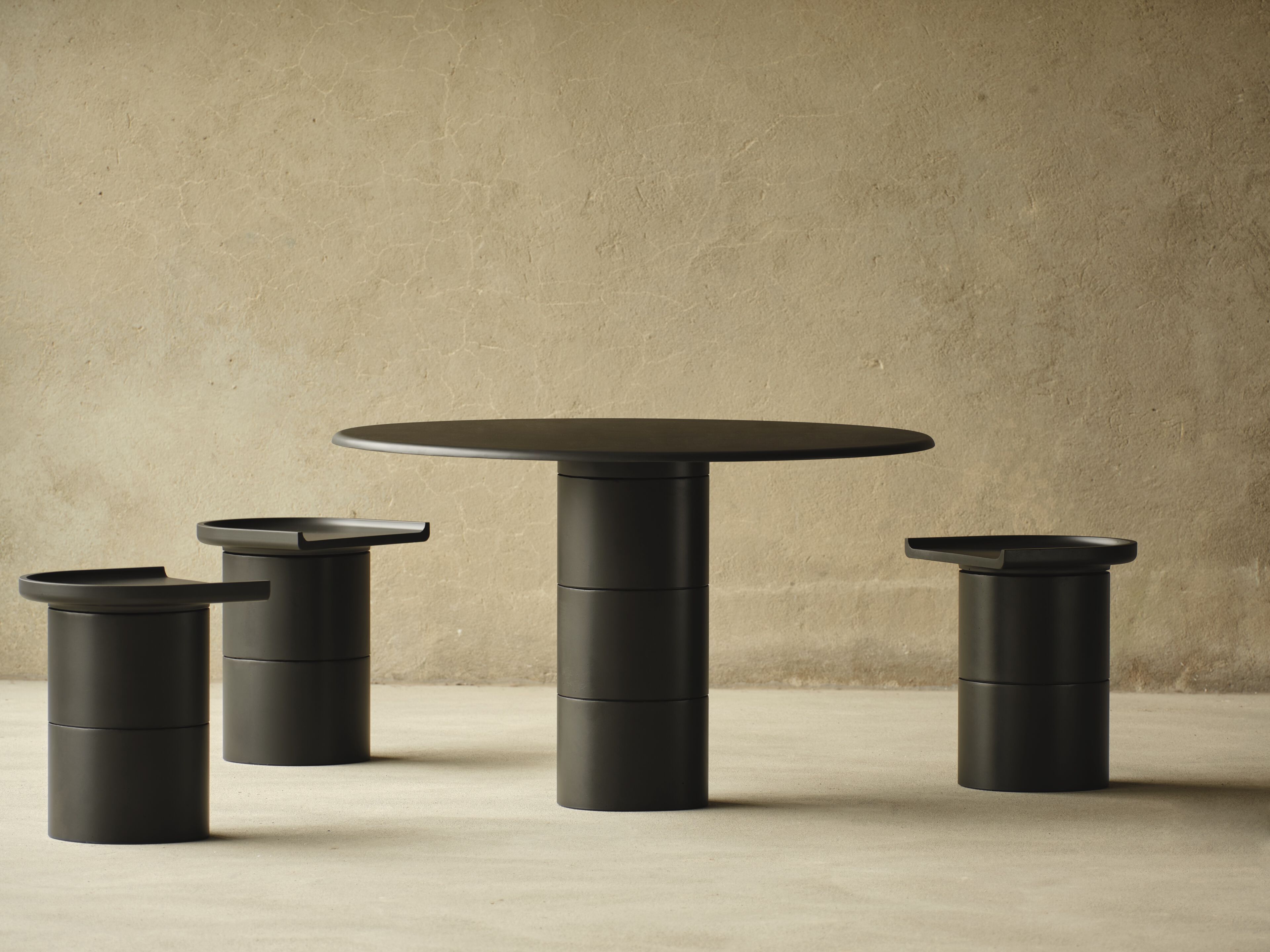 Круглый бетонный стол PULKRA несколько ARCH-00036105 - Вид №5