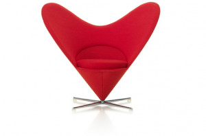 VITRA Миниатюрное конусное кресло в форме сердца Verner Panton, 1958