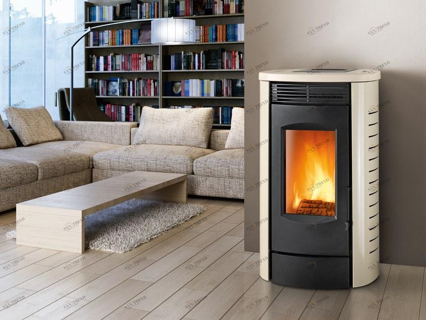 CAMINETTI MONTEGRAPPA Настенная стальная дровяная печь Top sun-id-1506156