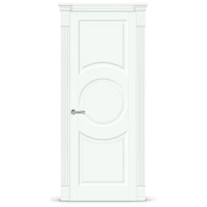 91696037 Дверь межкомнатная Citydoors Венеция-6 глухая 200x90см эмаль цвет белый матовый без замка и петель STLM-1325289