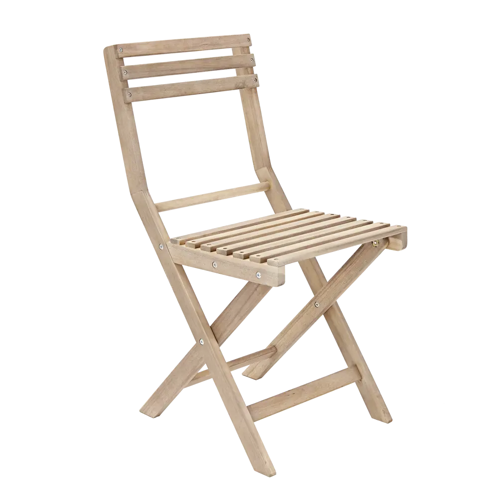 Набор садовой мебели Naterial Origami складной акация: стол и 2 стула STLM-2011954 - Вид №2