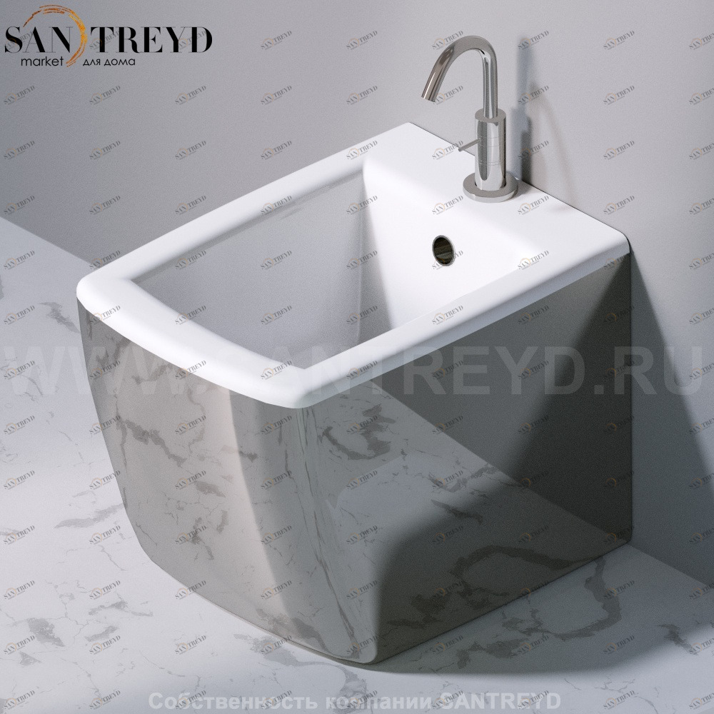 S502251 Биде напольное SQUARE A. e T. Italia AeT ITALIA