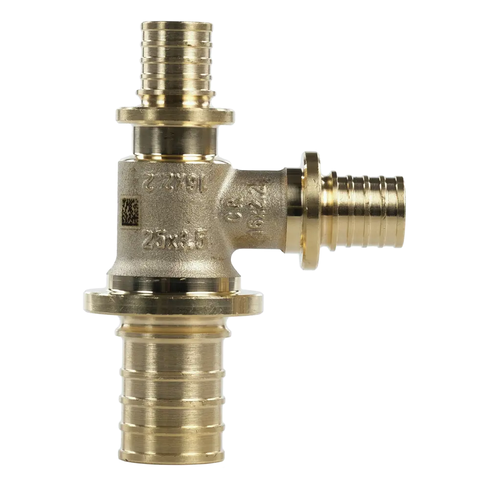 Переходной тройник REHAU 25×16×16 мм для систем отопления и водоснабжения 89384169 РЕХАУ STLM-1428478