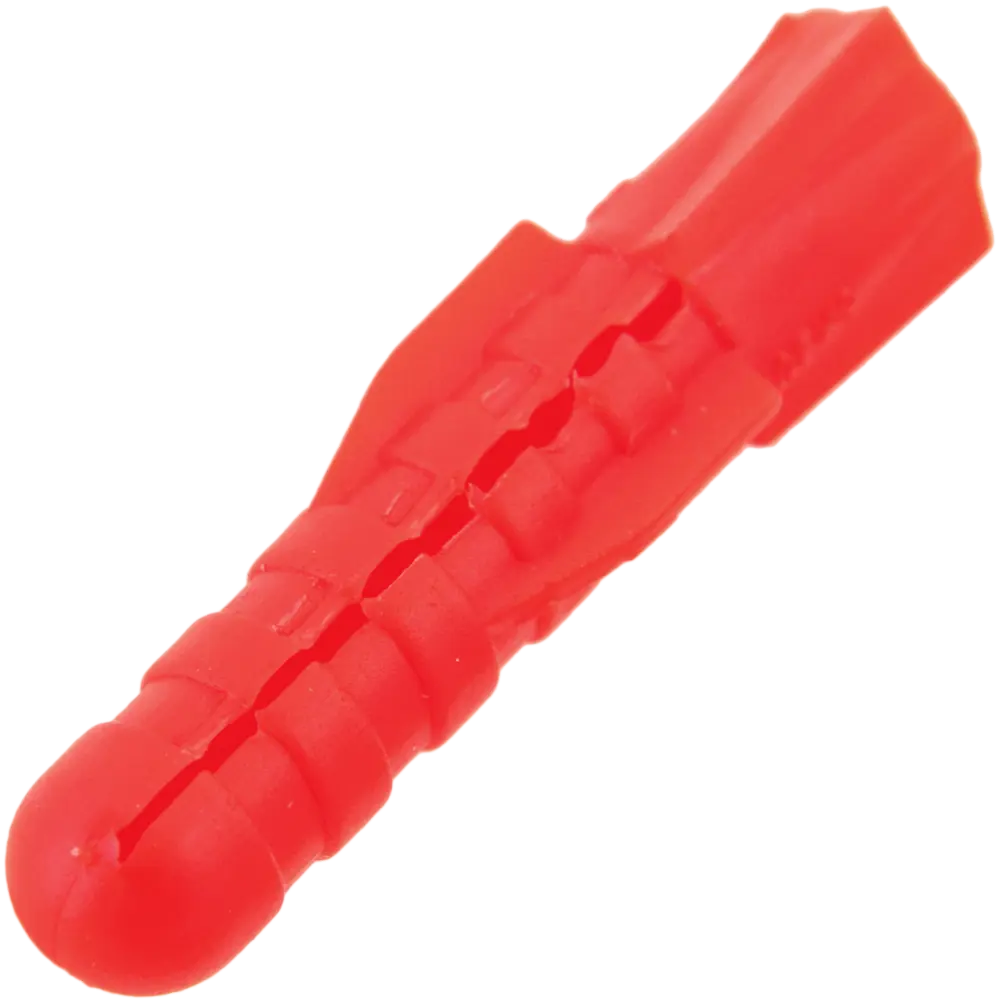 Дюбель распорный для полнотелых материалов 6х30 мм полипропилен цвет красный 200 шт НЕВСКИЙ КРЕПЕЖ STLM-2175917 - Вид №1