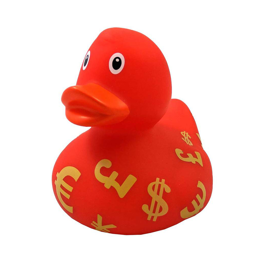 1996 Уточка резиновая Валюта Веселые Ути-Пути 