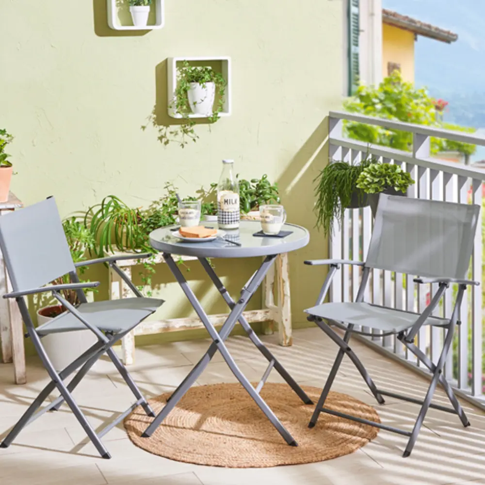 Кресло Naterial Emys Origami складное 54х52х83 см сталь бежевый STLM-2153325 - Вид №10