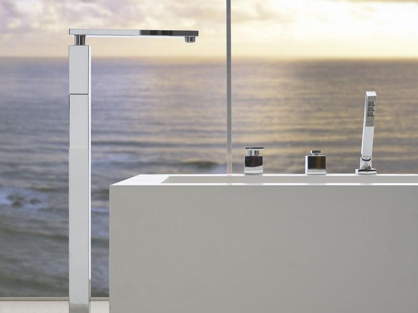 GRAFF Смеситель для ванны напольный с ручным душем Solar sun-id-1507400 - Вид №1