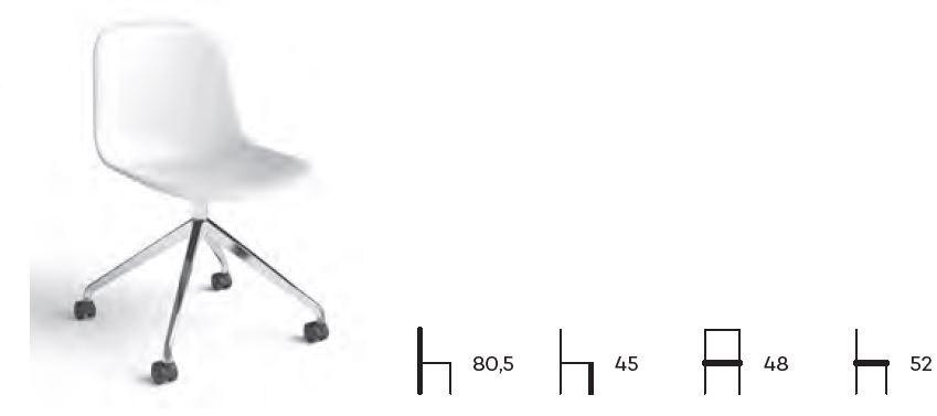 arrmet Офисное кресло из ткани на колесиках Máni fabric sun-id-1497736 - Вид №1