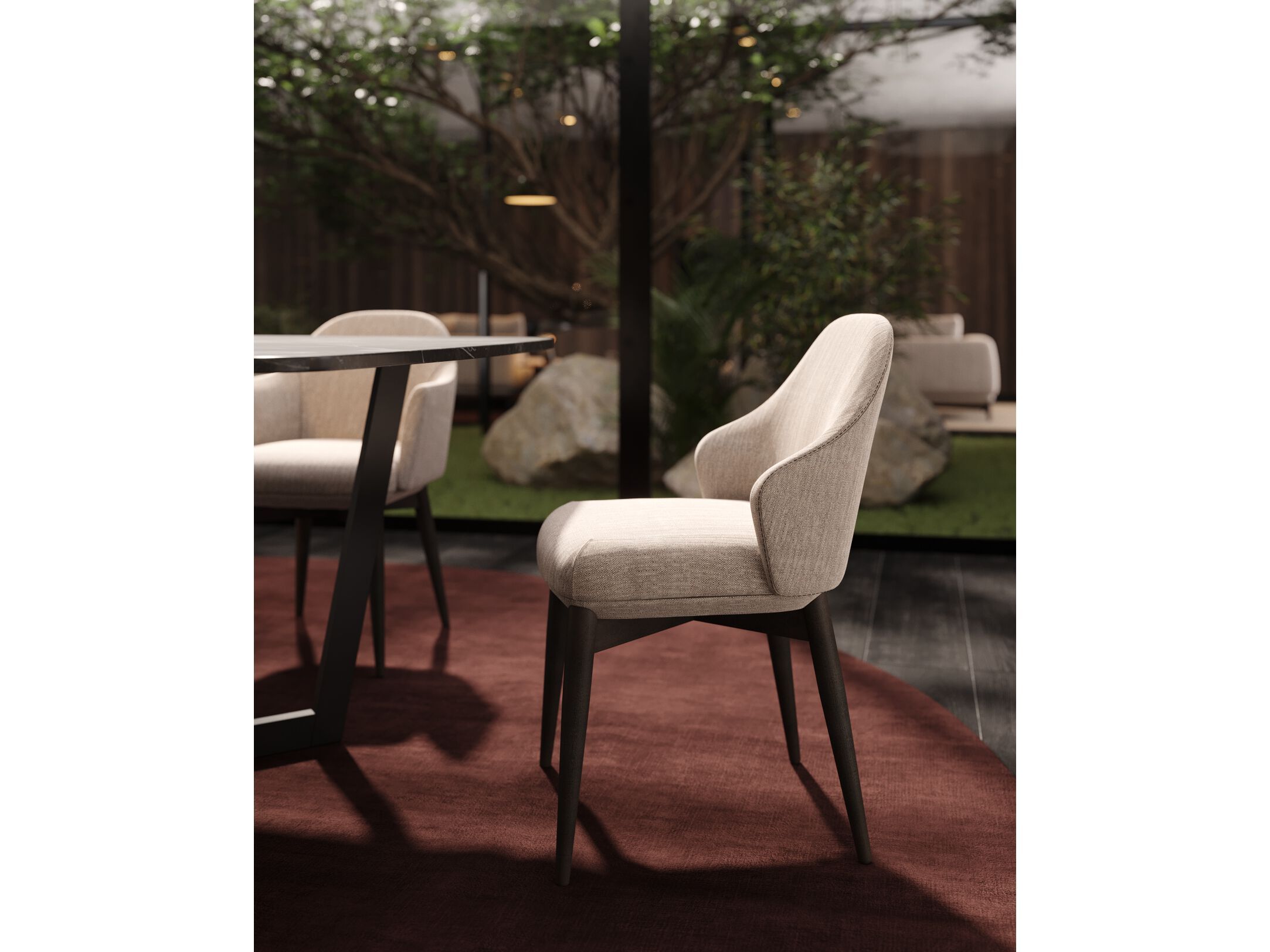 Тканевый стул PRADDY Natur ARCH-00063374 - Вид №6