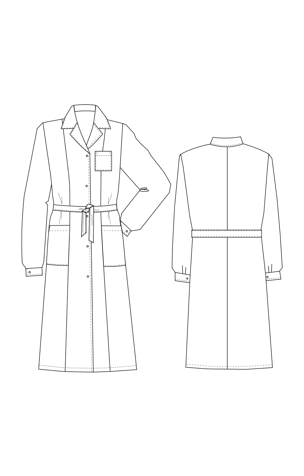 63267 Халат "Золушка" бирюза  Одежда для обслуживающего персонала  размер 54/158-164 Спецодежда  - Вид №3