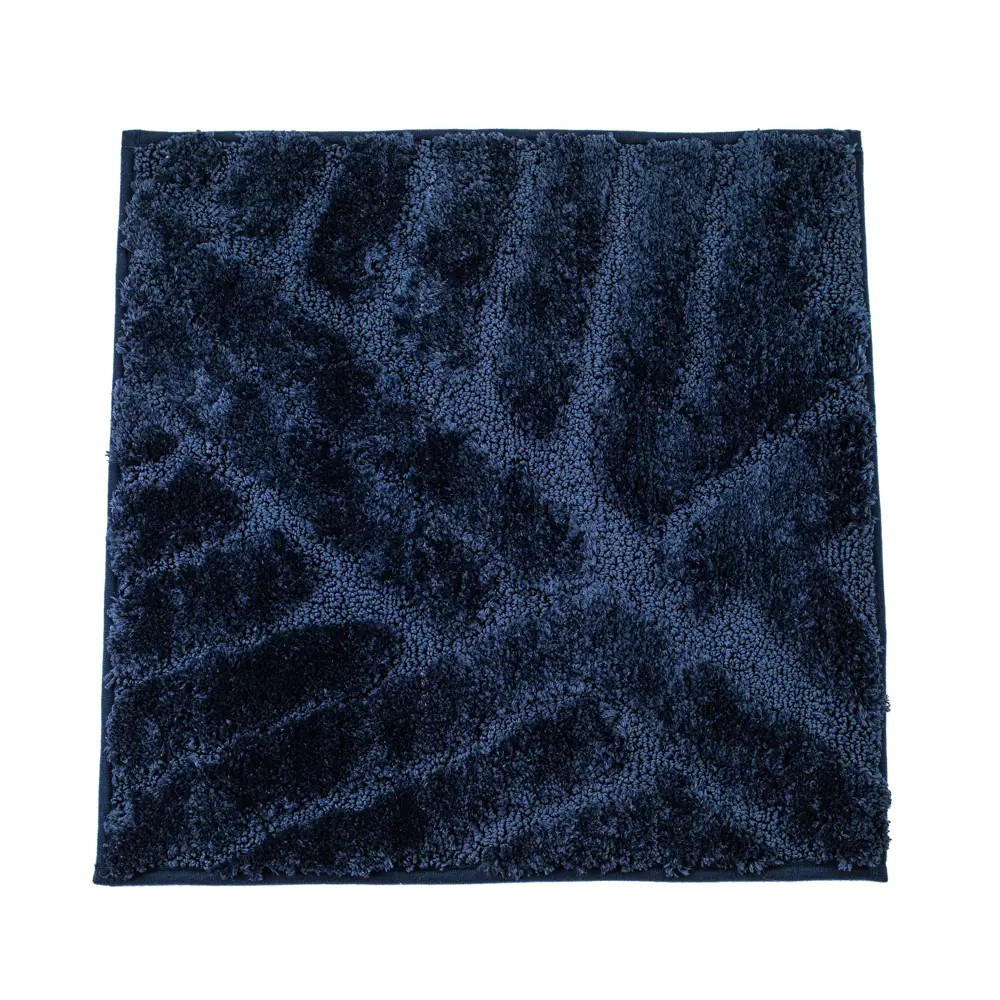 Коврик для ванной SWENSA Noor - уют и безопасность в синем цвете 89379328 STLM-1433356