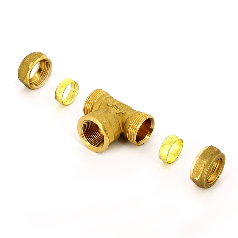 Тройник обжим-В TIEMME 18х1/2"х18 1100071 - Вид №4