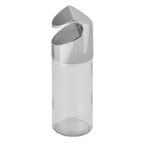 Банка для специй на рейлинг Delinia 4x13 см стекло цвет хром