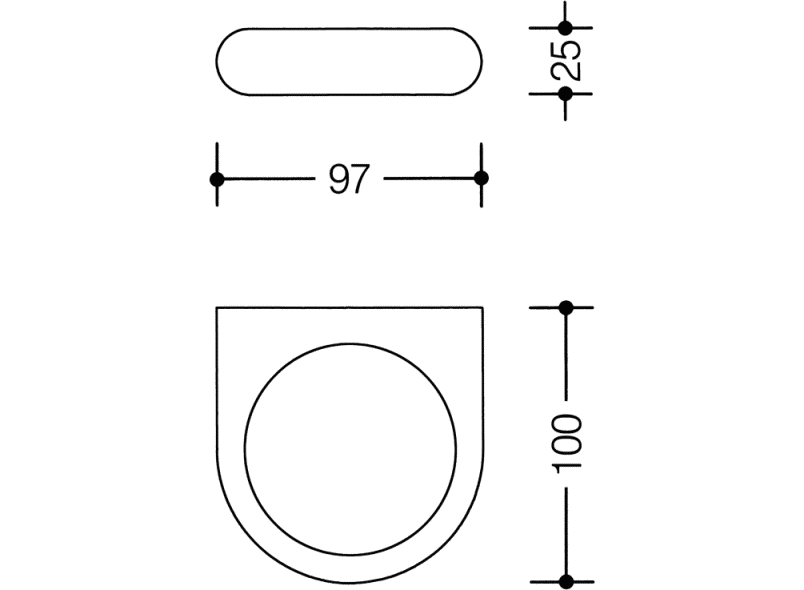 477.00.100 держатель HEWI Serie 477/801  - Вид №21