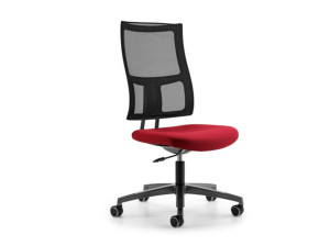 Офисное кресло с сетчатыми колесами с 5 спицами