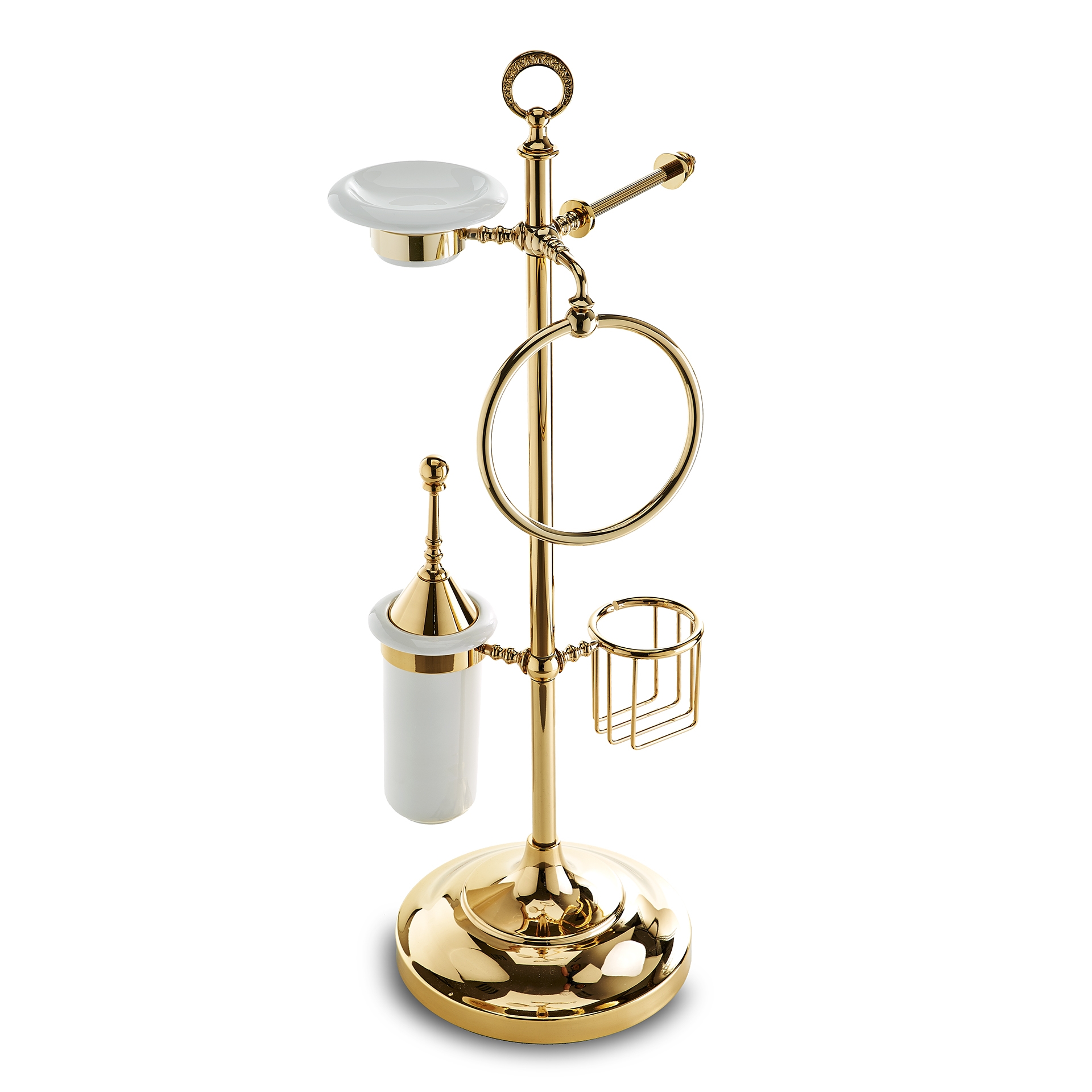 SIG53 3SC Мыльница + бумажное полотенце + держатель для туалетной щетки + держатель для фена Classico Treesseci 3SC