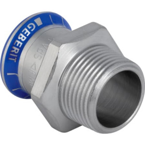 31716 Переходник Geberit Mapress из нержавеющей стали, с наружной резьбой Geberit