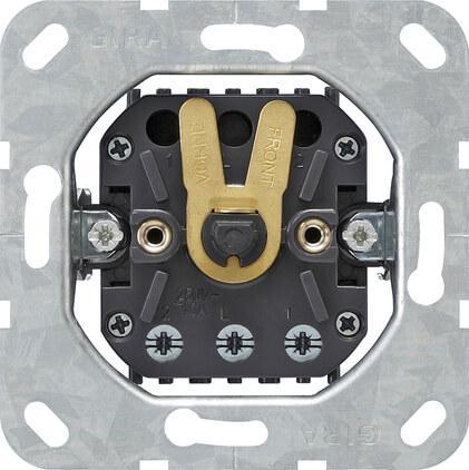 015700 Выключатель поворотный управления жалюзи 2-полюсный 10A 250V Gira System 55