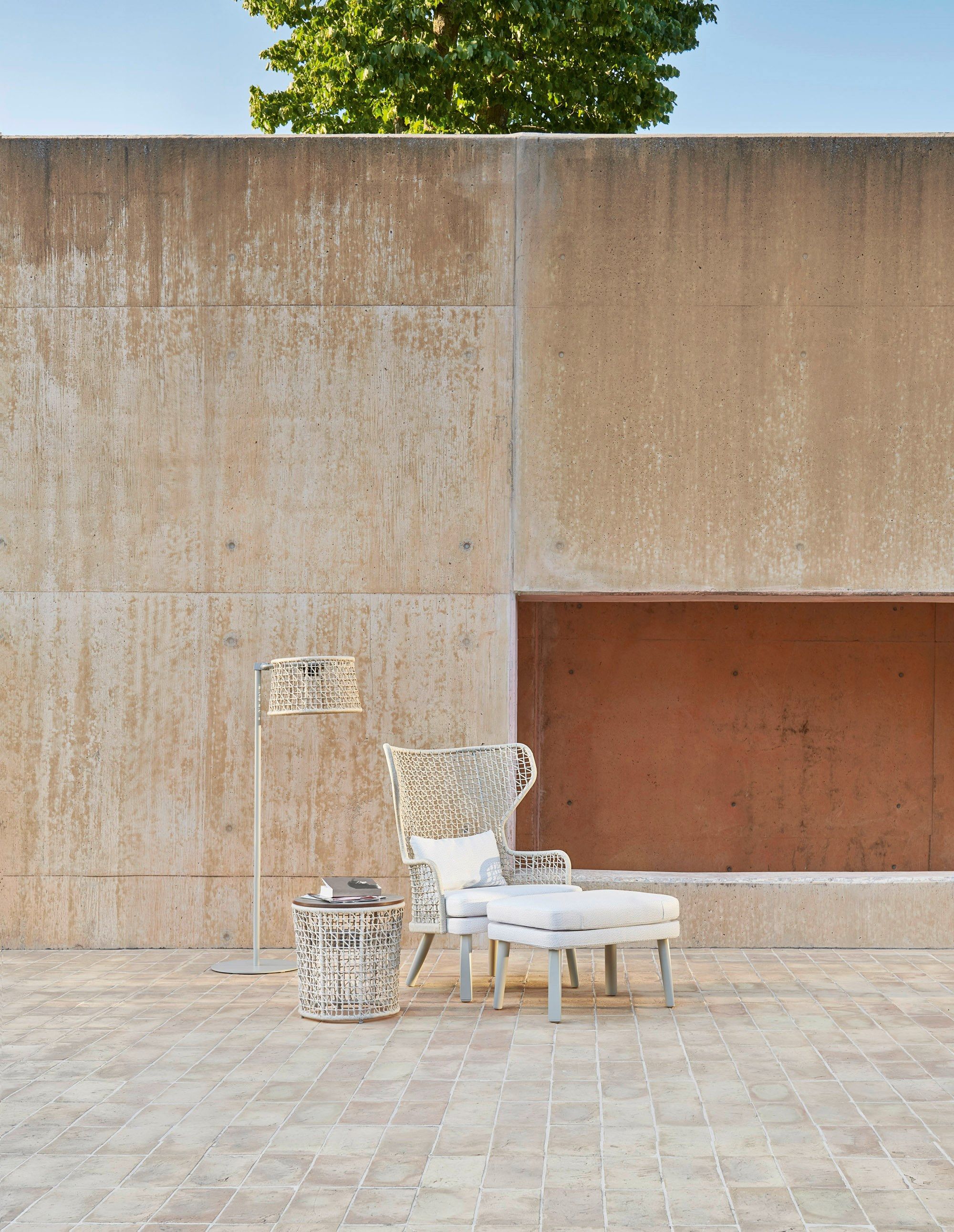 Ткань прямоугольная Садовая подставка для ног Varaschin Эмма ARCH-00013833 - Вид №1