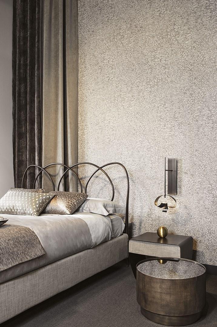 Cantori Двуспальная кровать из ткани Helios sun-id-1477908 - Вид №2