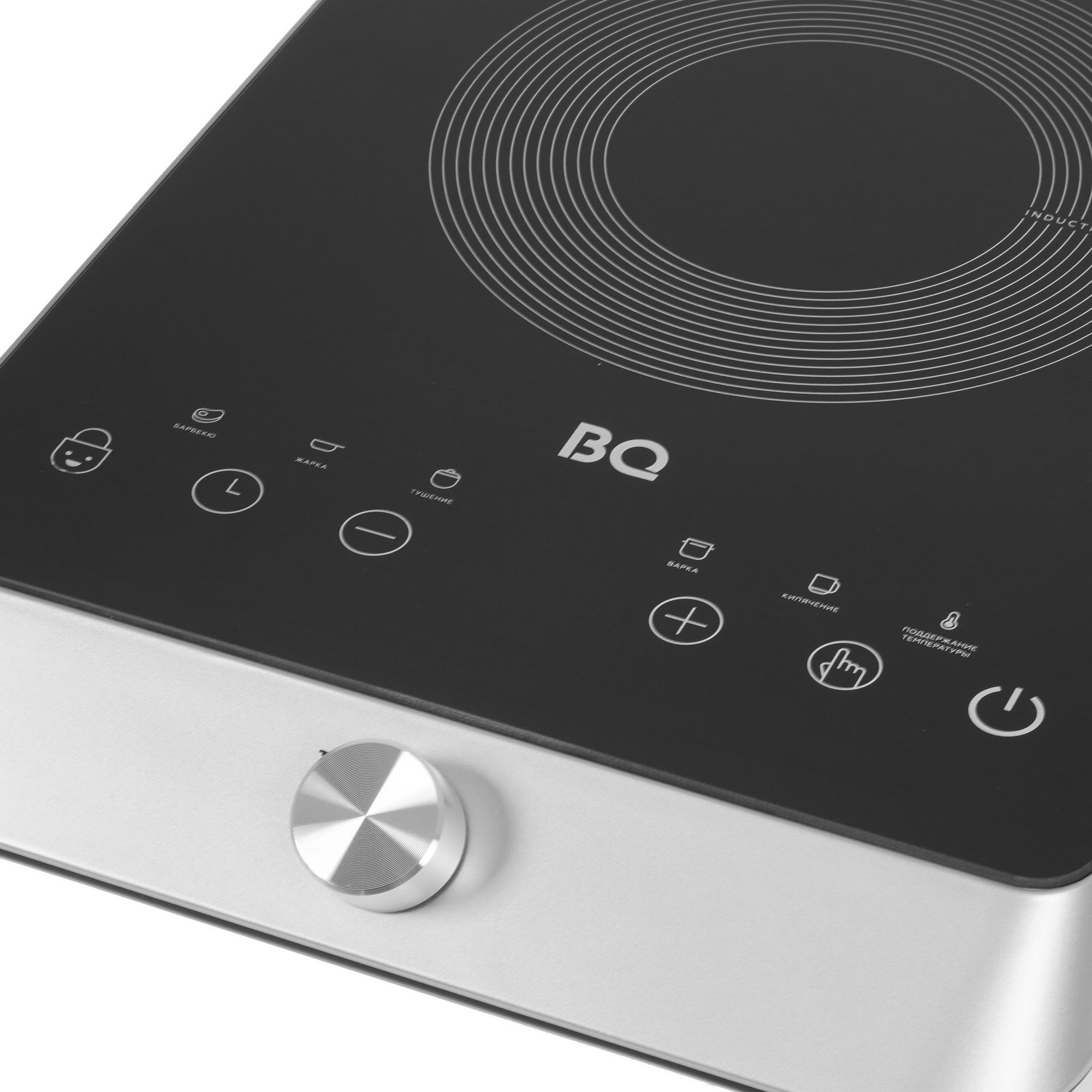 5352966 Плита компактная электрическая BQ HP124SS черный STDN-0102301 - Вид №2