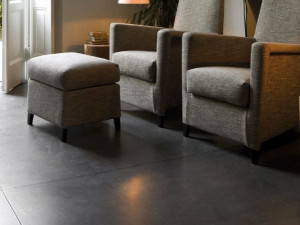 Съемный пуф из ткани