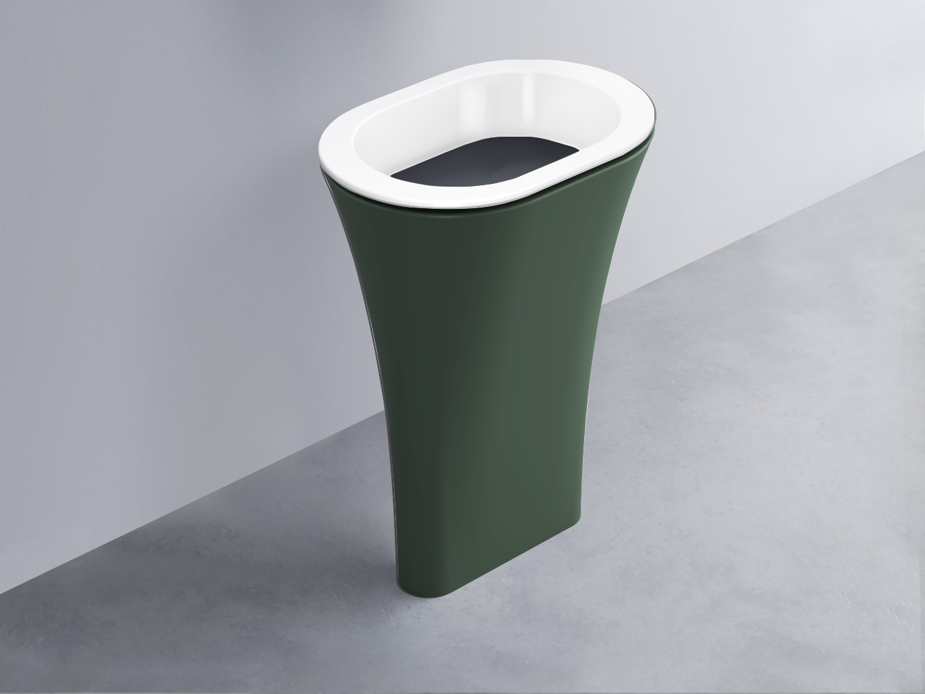 AMLA65-BL+AMPILO-BA+AMCOLO-MU Раковина Amedeo Ovale отдельностоящая cielo Enjoy + Amedeo Ceramica Cielo