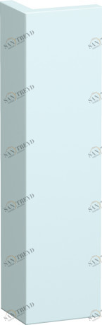 DS539900909 Доборная планка для шкафчика DuraStyle DuraStyle #DS5399 16 мм Светло-голубой матовый декор Duravit
