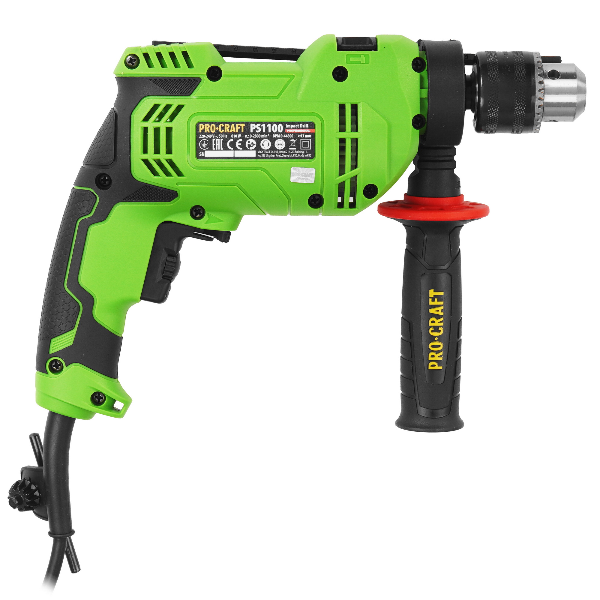 Дрель  PROCRAFT PS1100 5497127 STDN-0086754 - Вид №1