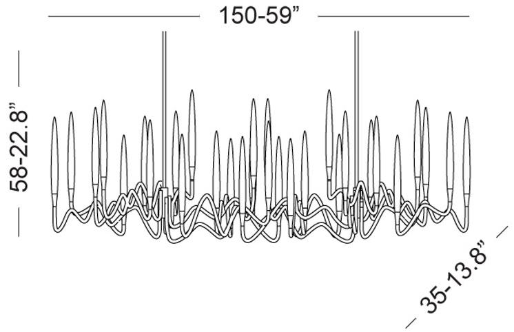 Il Pezzo Mancante Светодиодный подвесной светильник из латуни Il pezzo 3 sun-id-1433130 - Вид №11