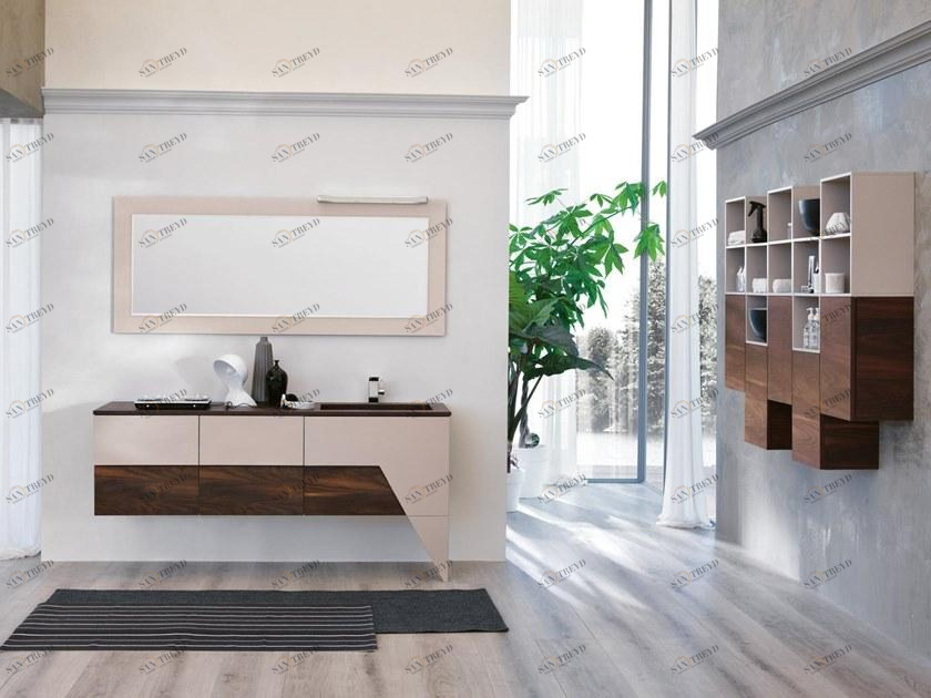 BMT Тумба под умывальник с зеркальным шкафом Sound.tekno sun-id-1479939