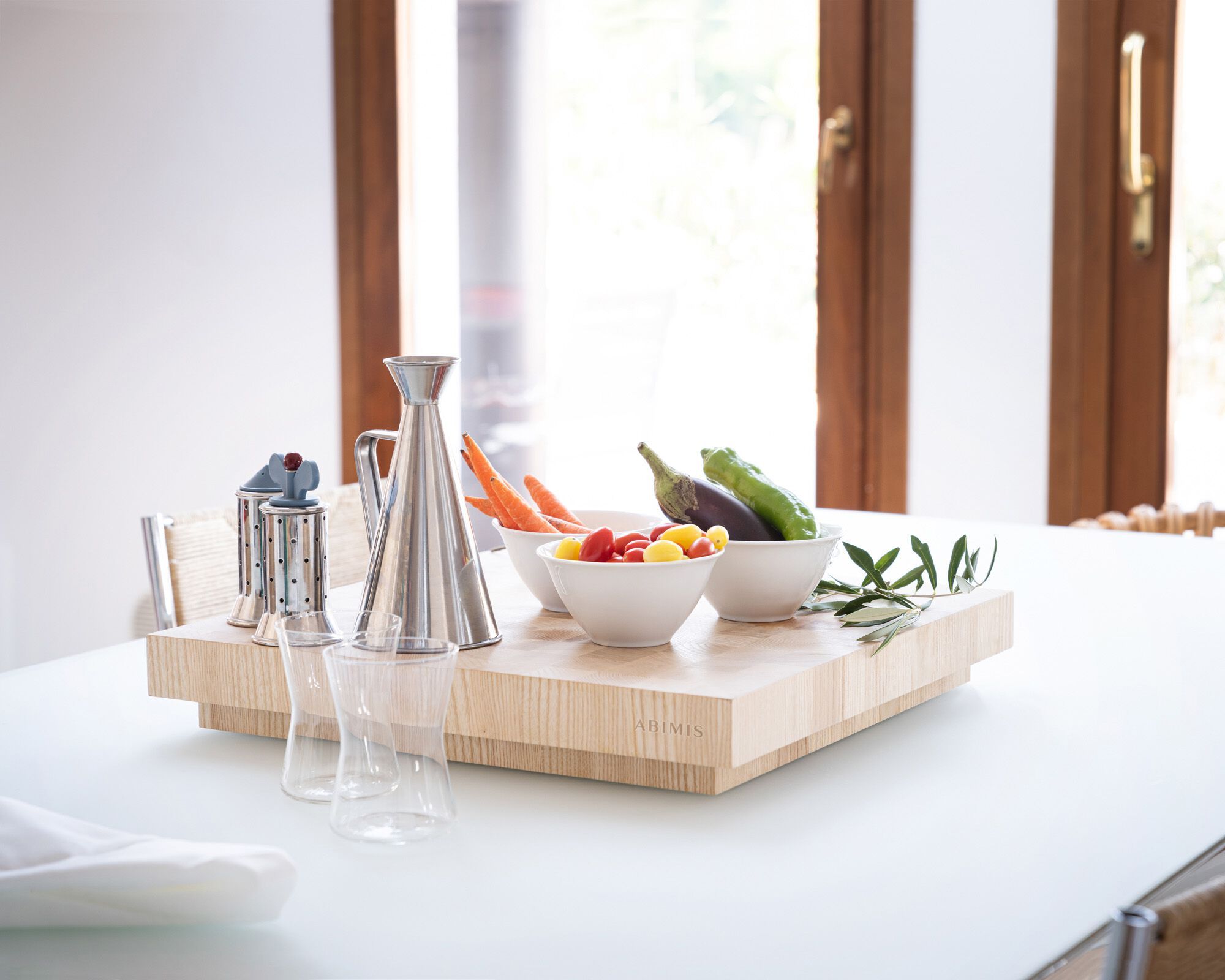 Квадратная разделочная доска из ясеня ABIMIS древесина ARCH-00053654 - Вид №1