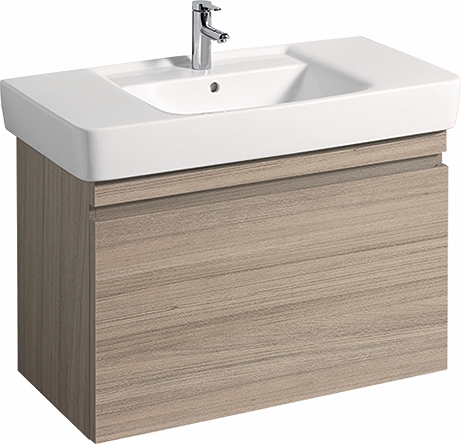 44761 IFO Renova Плоская тумба для умывальника, с ящиком и внутренним ящиком, W = 524 мм, W1 = 600 мм, T = 438 мм, вяз, пленка  - Вид №10