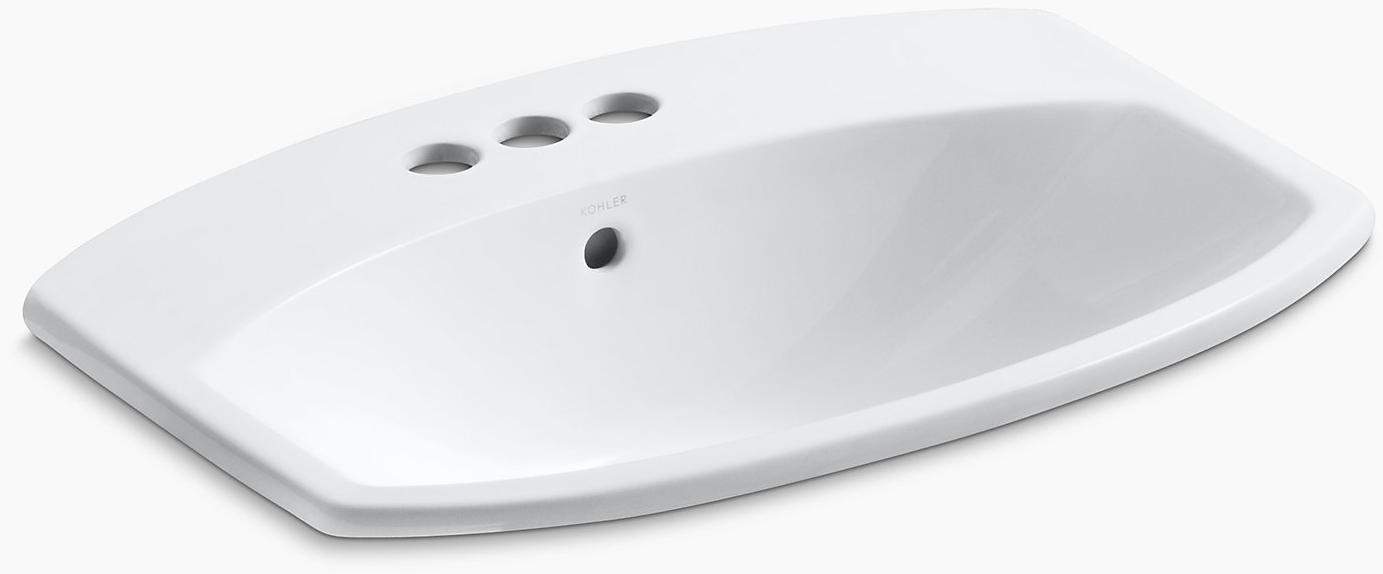 K-2351-4-NY Накладная раковина на столешницу  прямоугольная Kohler  - Вид №1