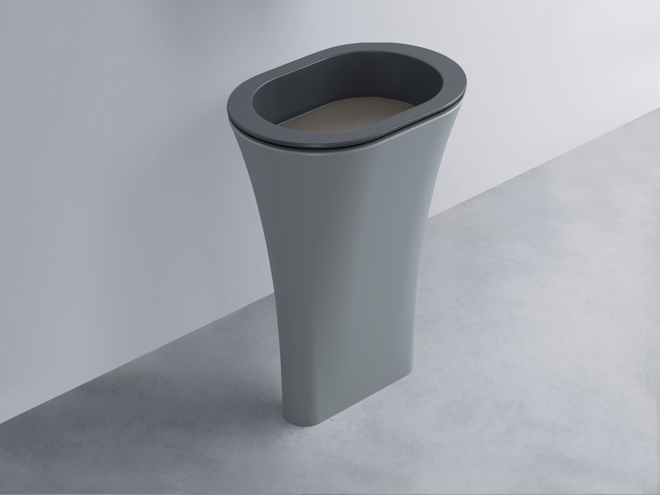 AMLA65-BA+AMPILO-FN+AMCOLO-BR Раковина Amedeo Ovale отдельностоящая cielo Enjoy + Amedeo Ceramica Cielo