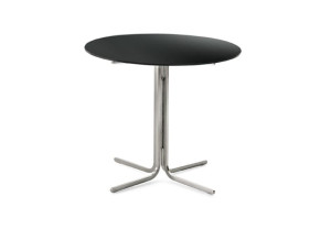 Складной круглый садовый стол из ламината