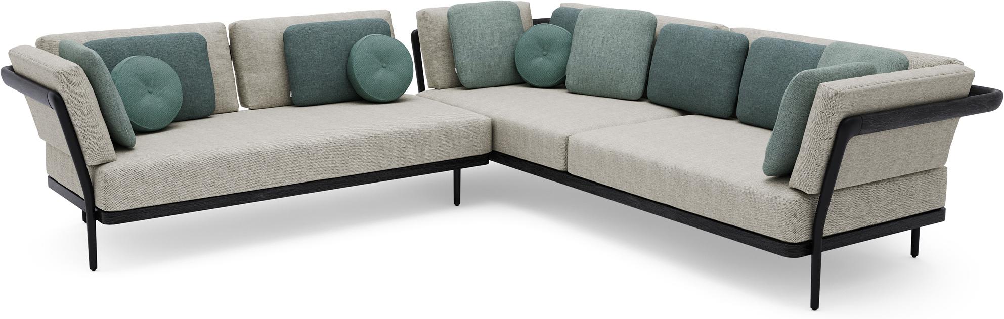 MNST291 Concept 8 teak nero черный Manutti Flex