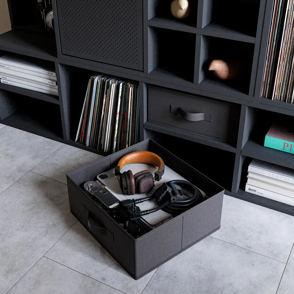 KONSENSA Органайзер для хранения с ручками 15×31×31 см 89387989 STLM-1571086