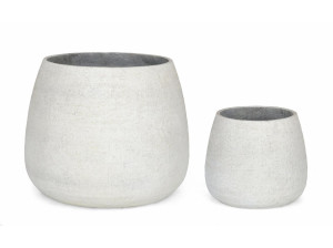 Ваза из стекловолокна и глины