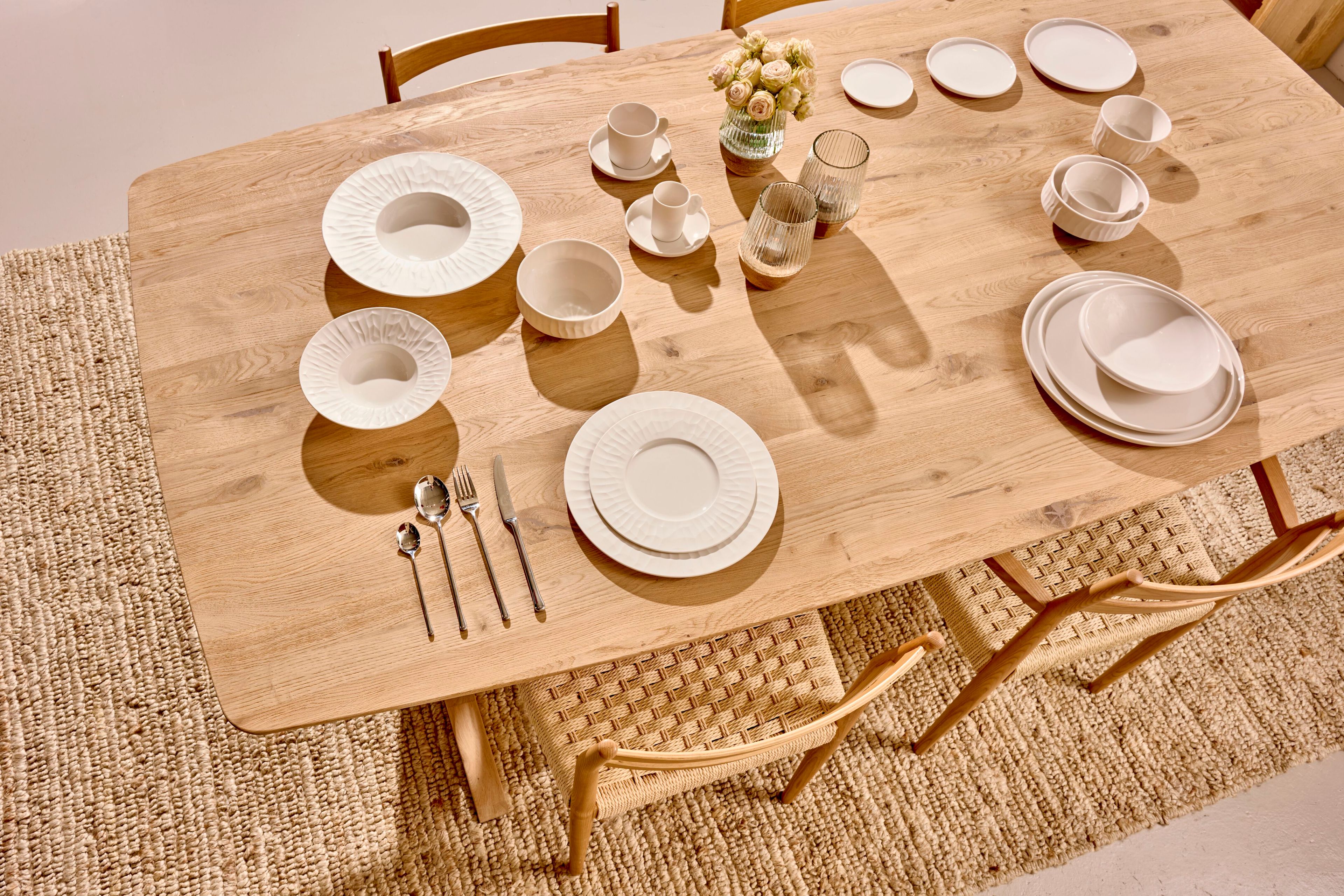 Магниевая фарфоровая круглая десертная тарелка POMAX легкий ARCH-00085411 - Вид №3