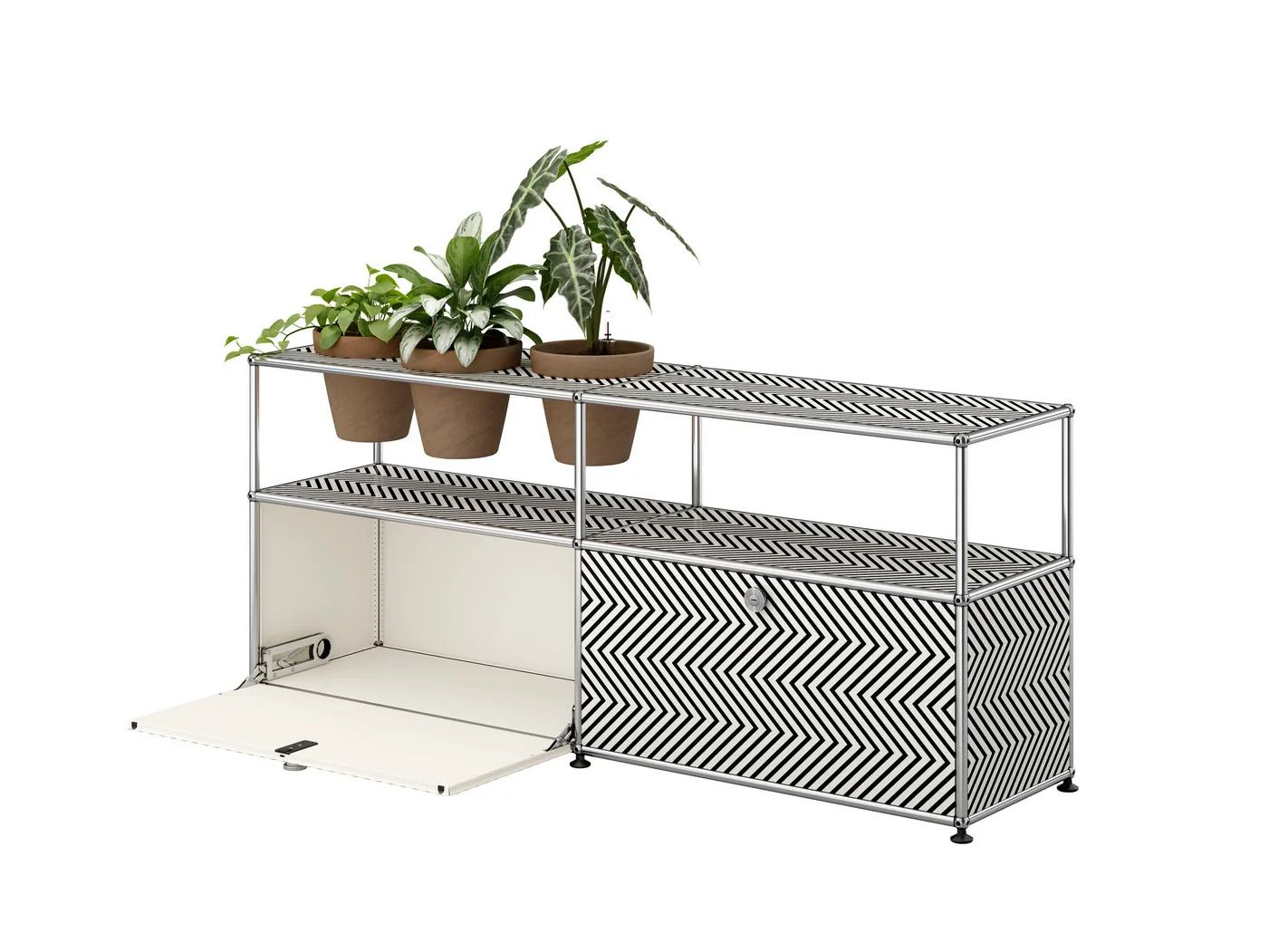 Металлический шкаф с откидными дверцами USM ZIGZAG ARCH-00112192 - Вид №3