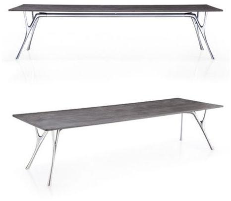 Caimi Brevetti Прямоугольный бетонный стол Pegaso sun-id-1367996 - Вид №2